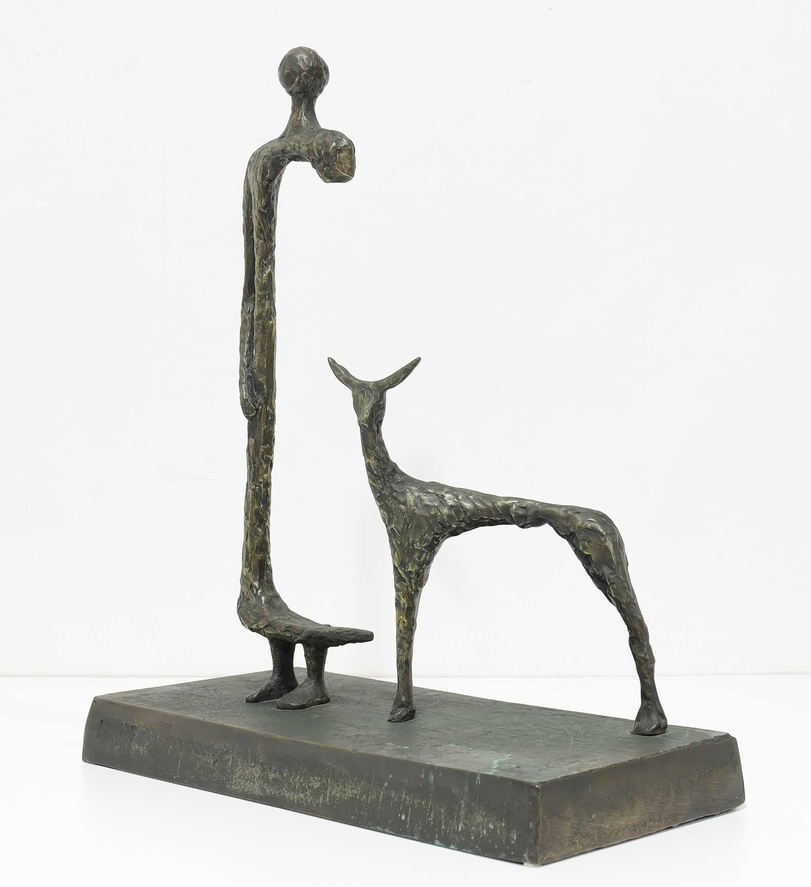 Joshua Kalfa (israelí/canadiense) Escultura de bronce, 1985 siglo XX en venta