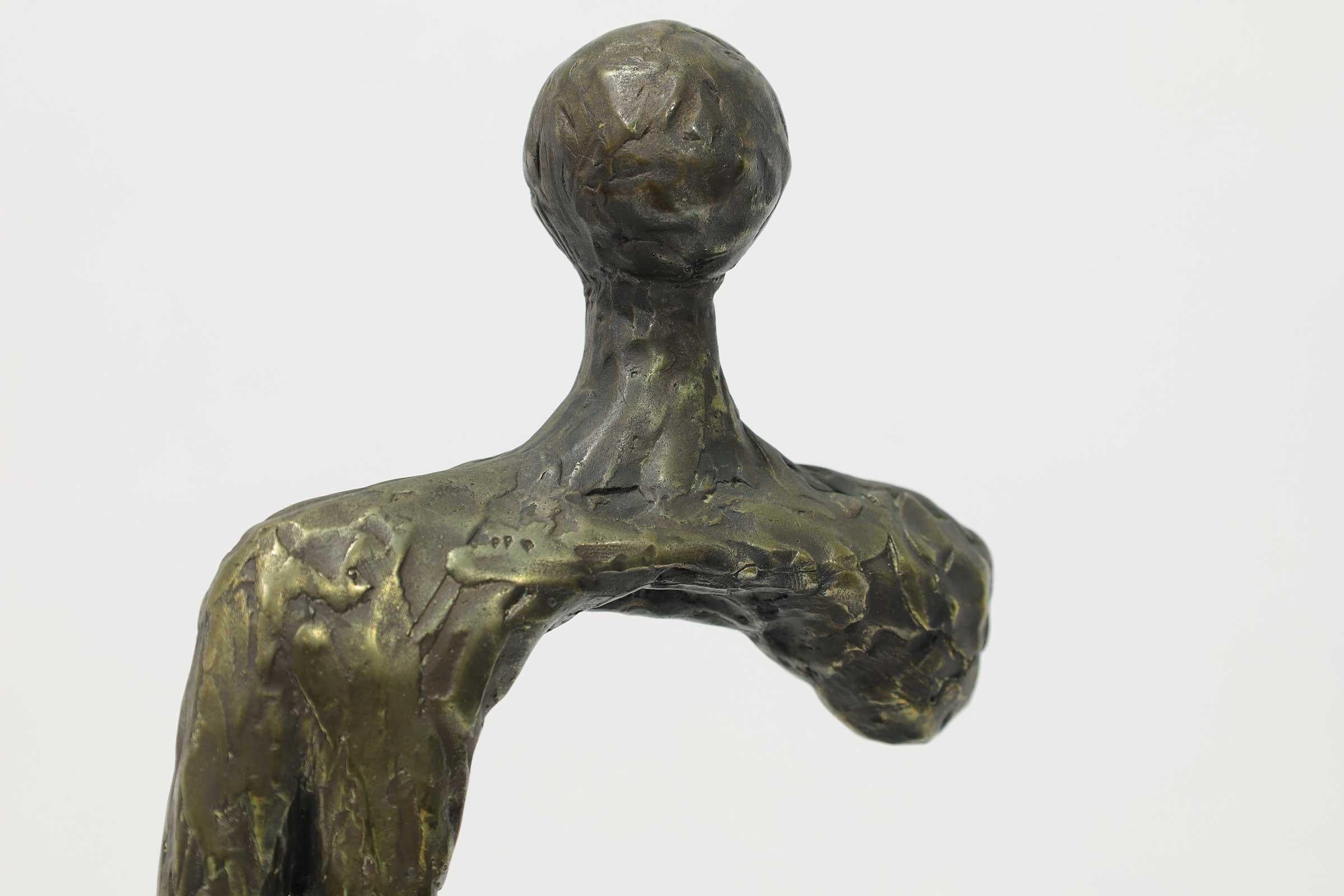 Joshua Kalfa (israelí/canadiense) Escultura de bronce, 1985 en venta 2