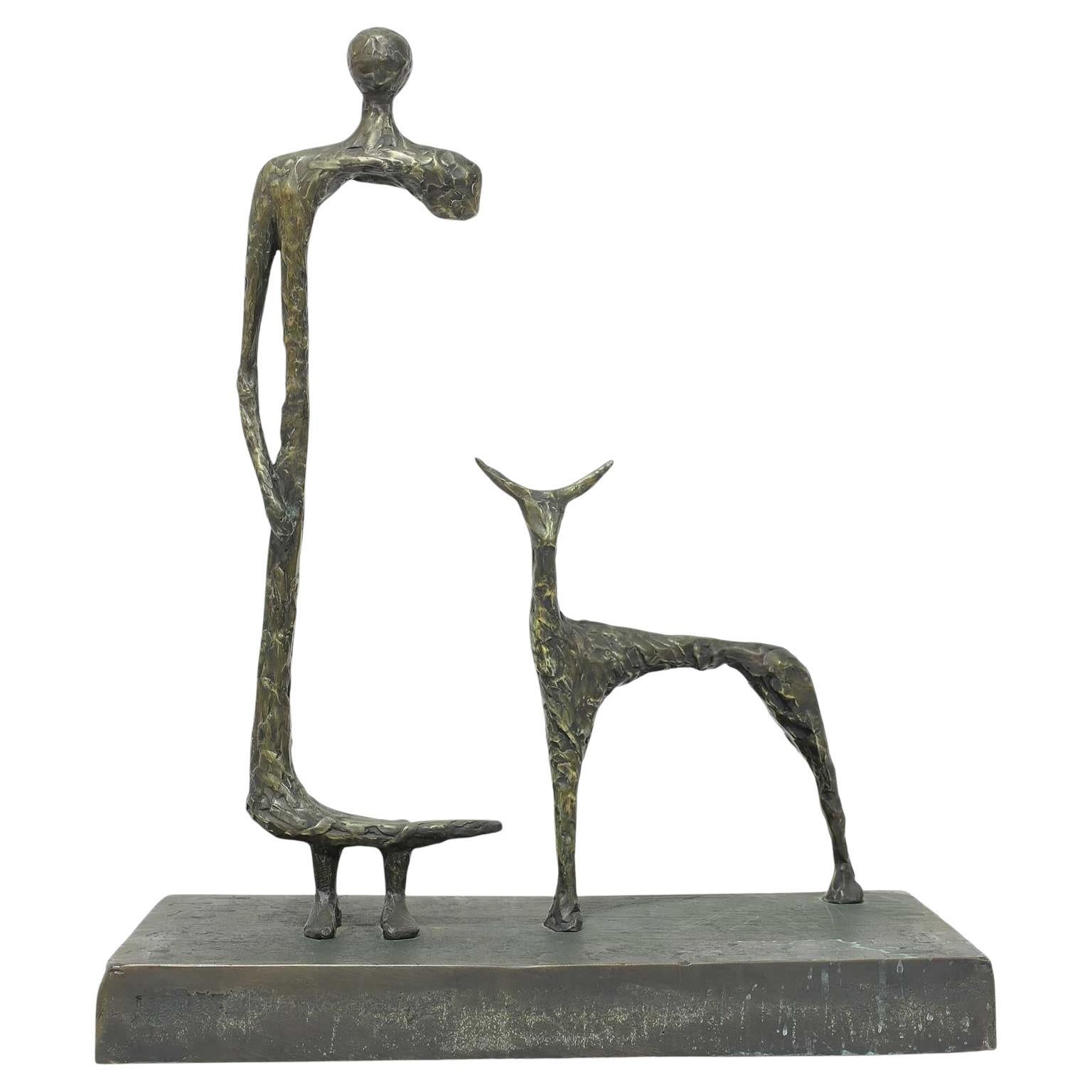 Joshua Kalfa (Israeli/Canadian) Bronze Sculpture, 1985