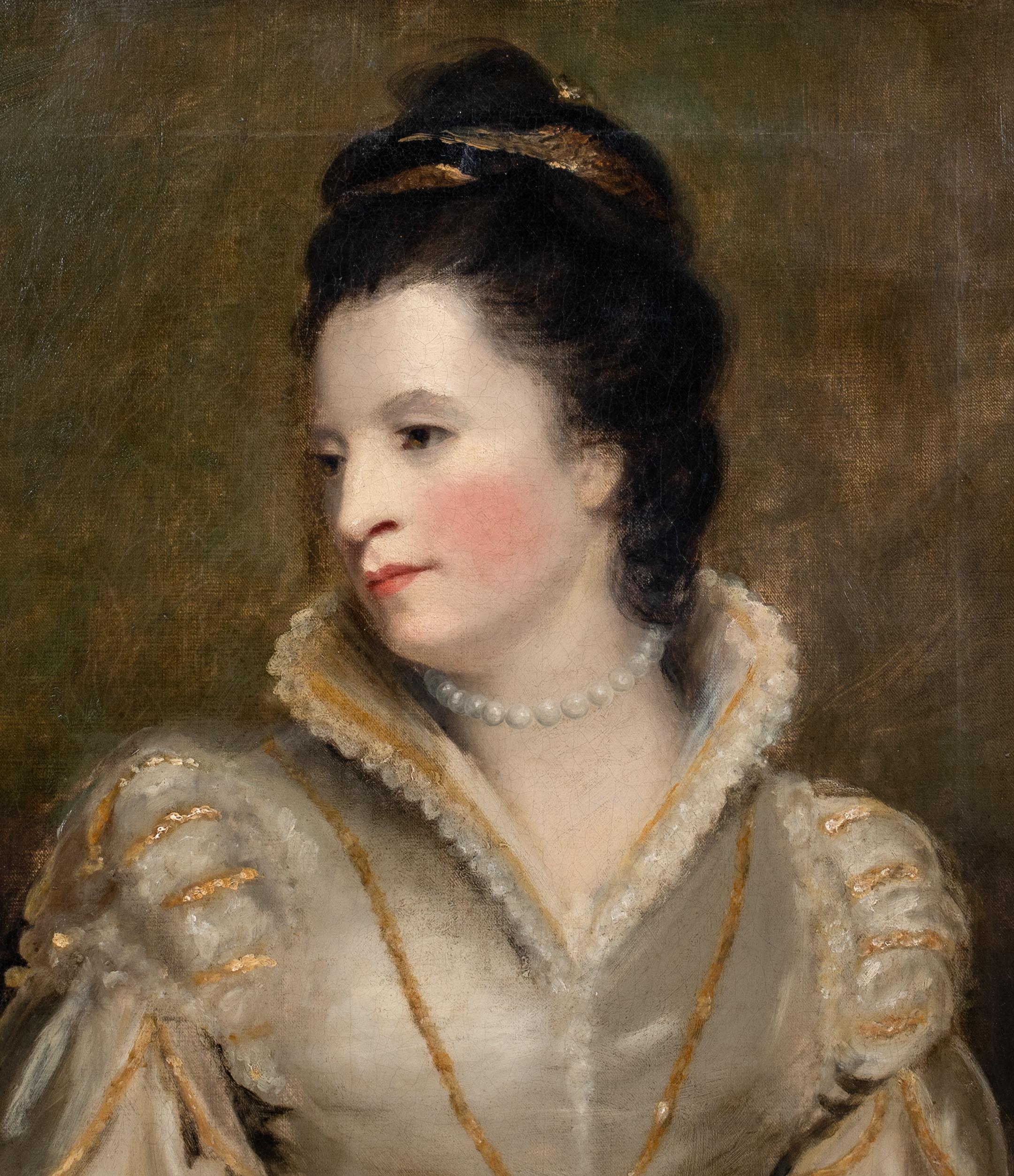 Portrait Of Anne Dashwood (Stewart) Countess of Galloway (1743-1830)

circle of SIR JOSHUA REYNOLDS (1723-1792)

Large 18th Century portrait of Anne Dashwood, Countess of Galloway, later wife of John Stewart, 7th Earl of Galloway, wearing
