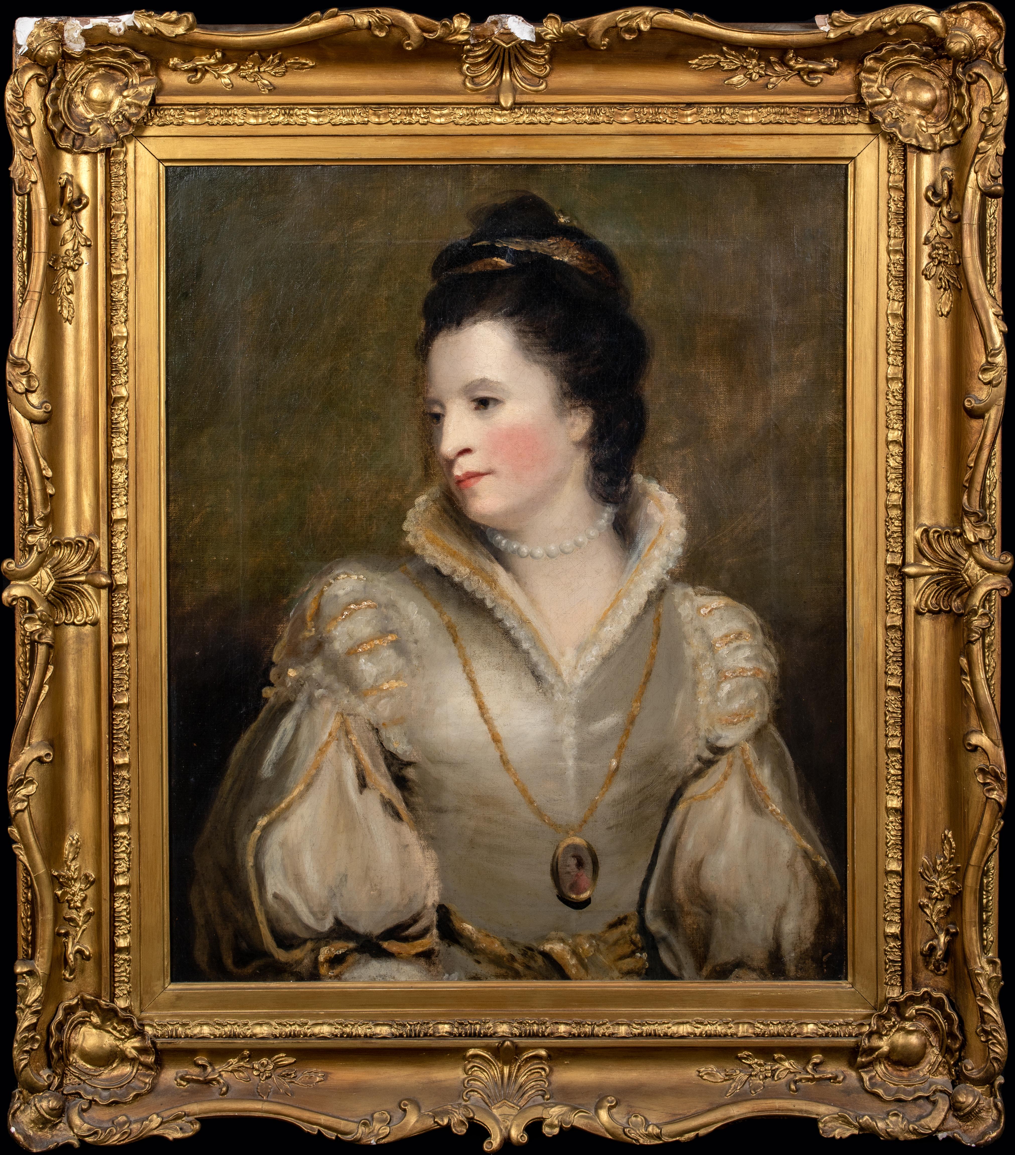 Joshua Reynolds Portrait Painting - Portrait Of Anne Dashwood (Stewart) Countess of Galloway (1743-1830)  