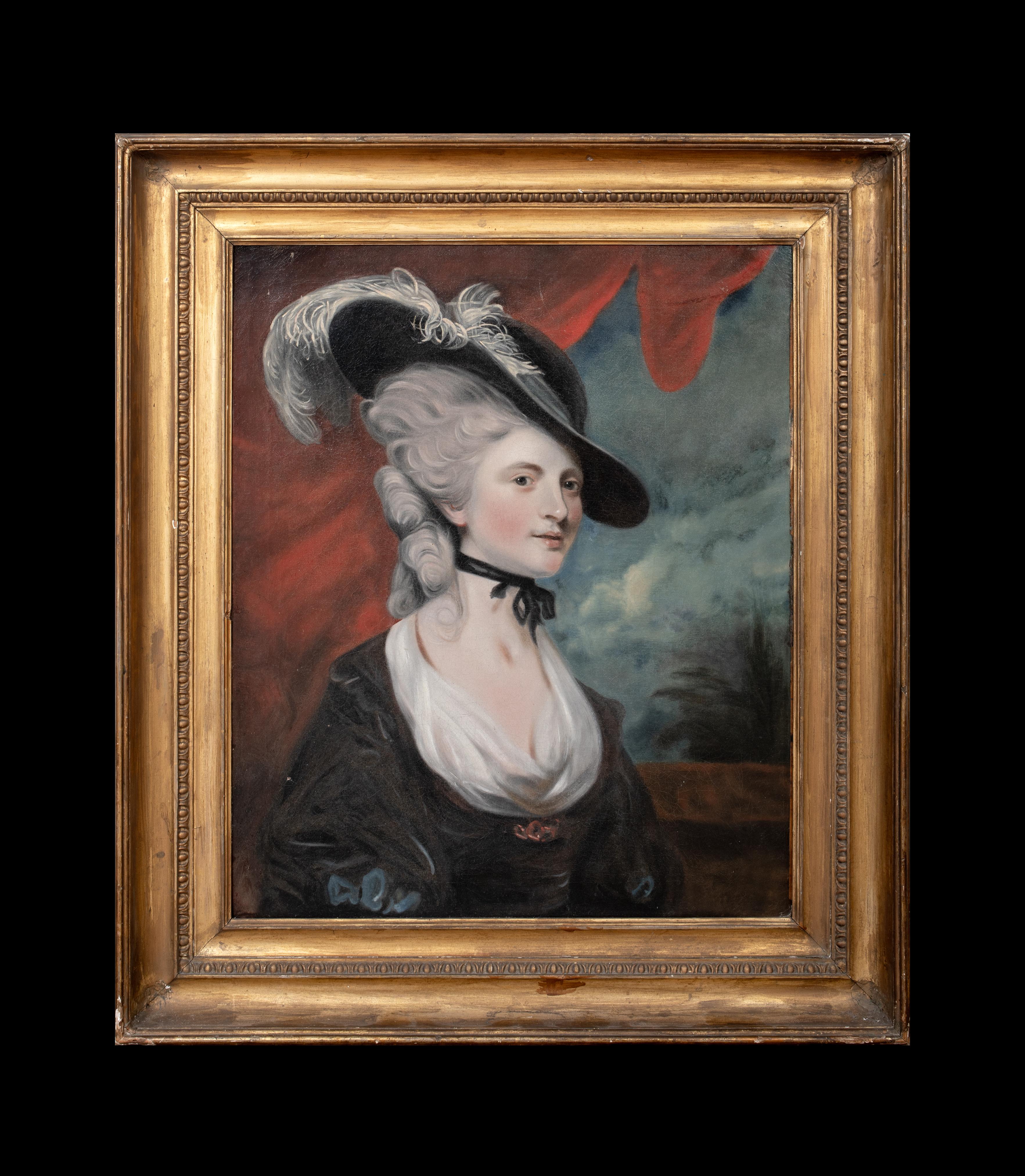 Porträt von Lady Mary Robinson (1757-1800), 18. Jahrhundert – Painting von Joshua Reynolds