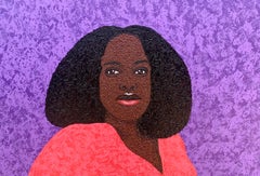 Belleza en la negrura - Siglo XXI, Contemporáneo, Figurativo, Retrato, Moderno