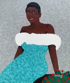 Blooming Wherever I'm Planted - 21st Century Contemporary, Figurative, Modern