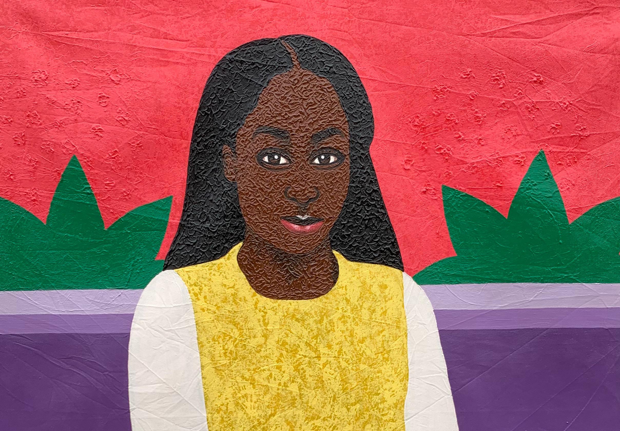 Kühn und schön - Zeitgenössisch, figurativ, moderner Expressionismus des 21. – Painting von Joshua Salami