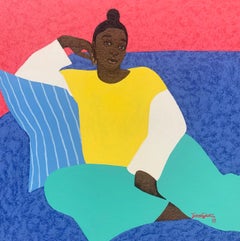 Cuánto Tendré Que Esperar -Siglo XXI, Contemporáneo, Figurativo, Amor Mujeres