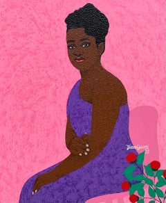 Moment of Affection - 21st Century Contemporary, Expressionism, Portrait, Modern