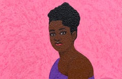 Moment of Affection - 21st Century Contemporary, Expressionism, Portrait, Modern