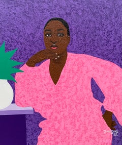 Moment of Wonder - 21st Century Contemporary, Expressionism, Portrait, Modern