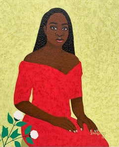 Mundane Beauty -21st Century Contemporary, Expressionism, Portrait, Modern Women