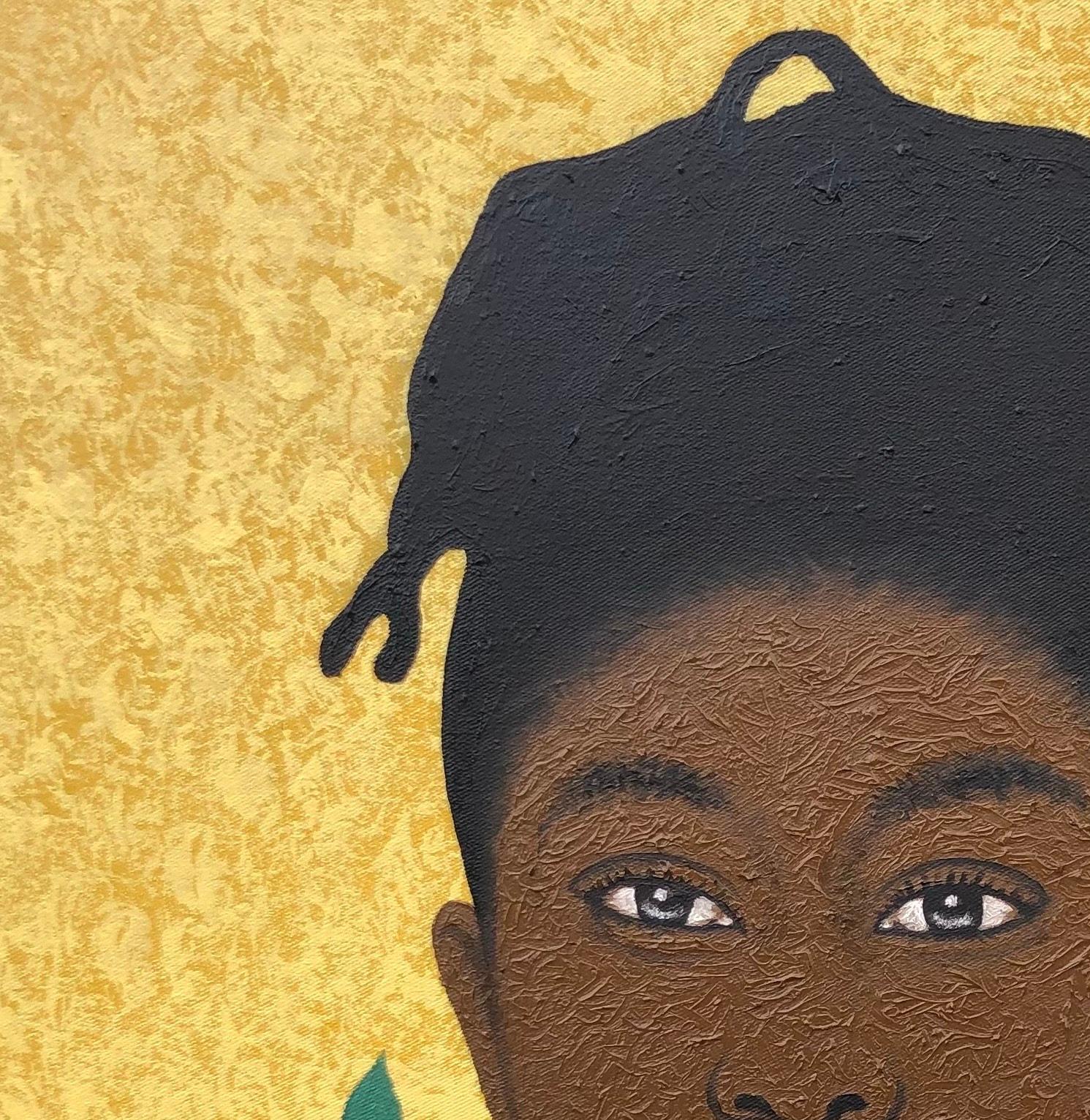 Meine Haare und ich – Painting von Joshua Salami