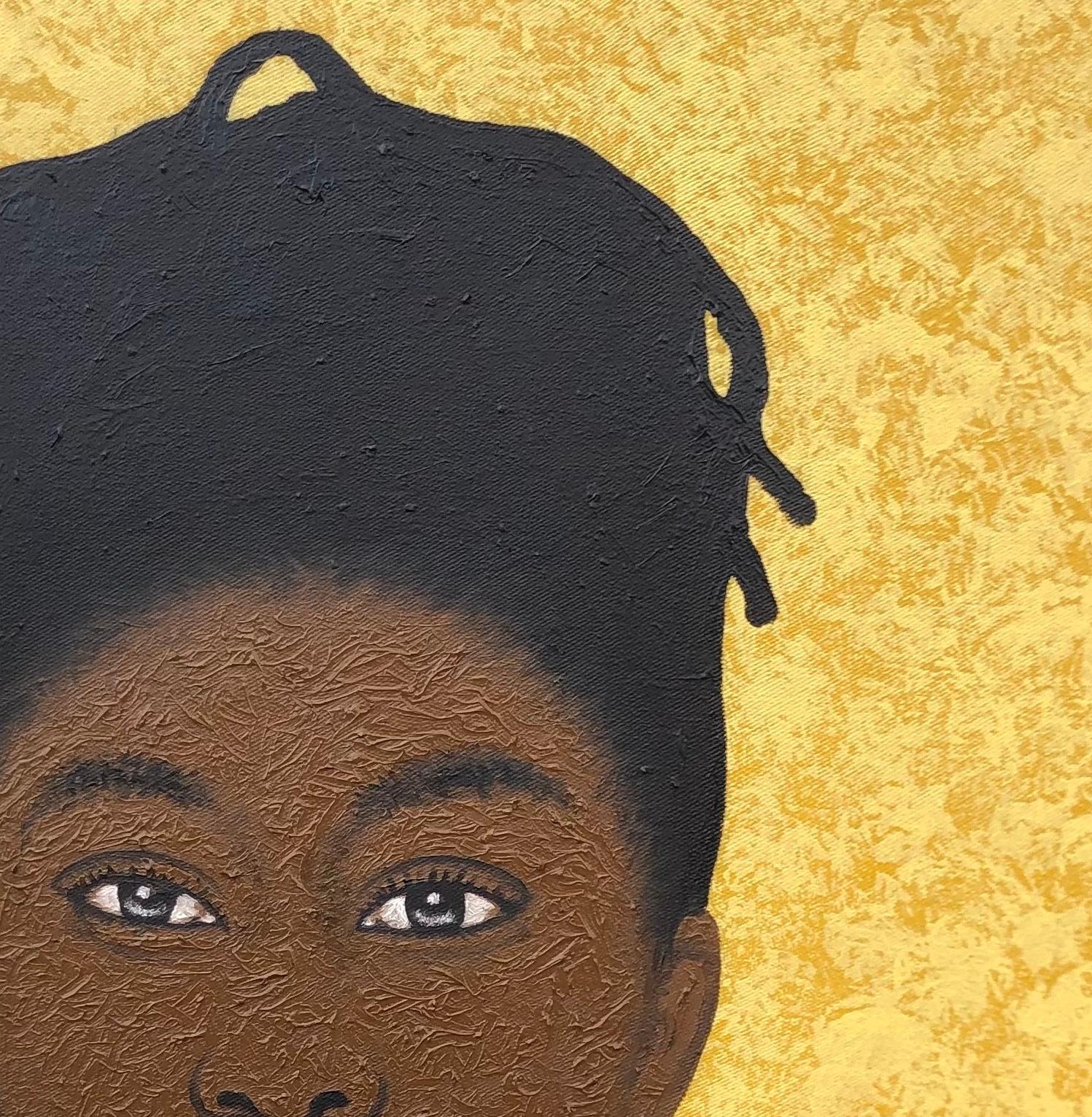 Meine Haare und ich (Expressionismus), Painting, von Joshua Salami