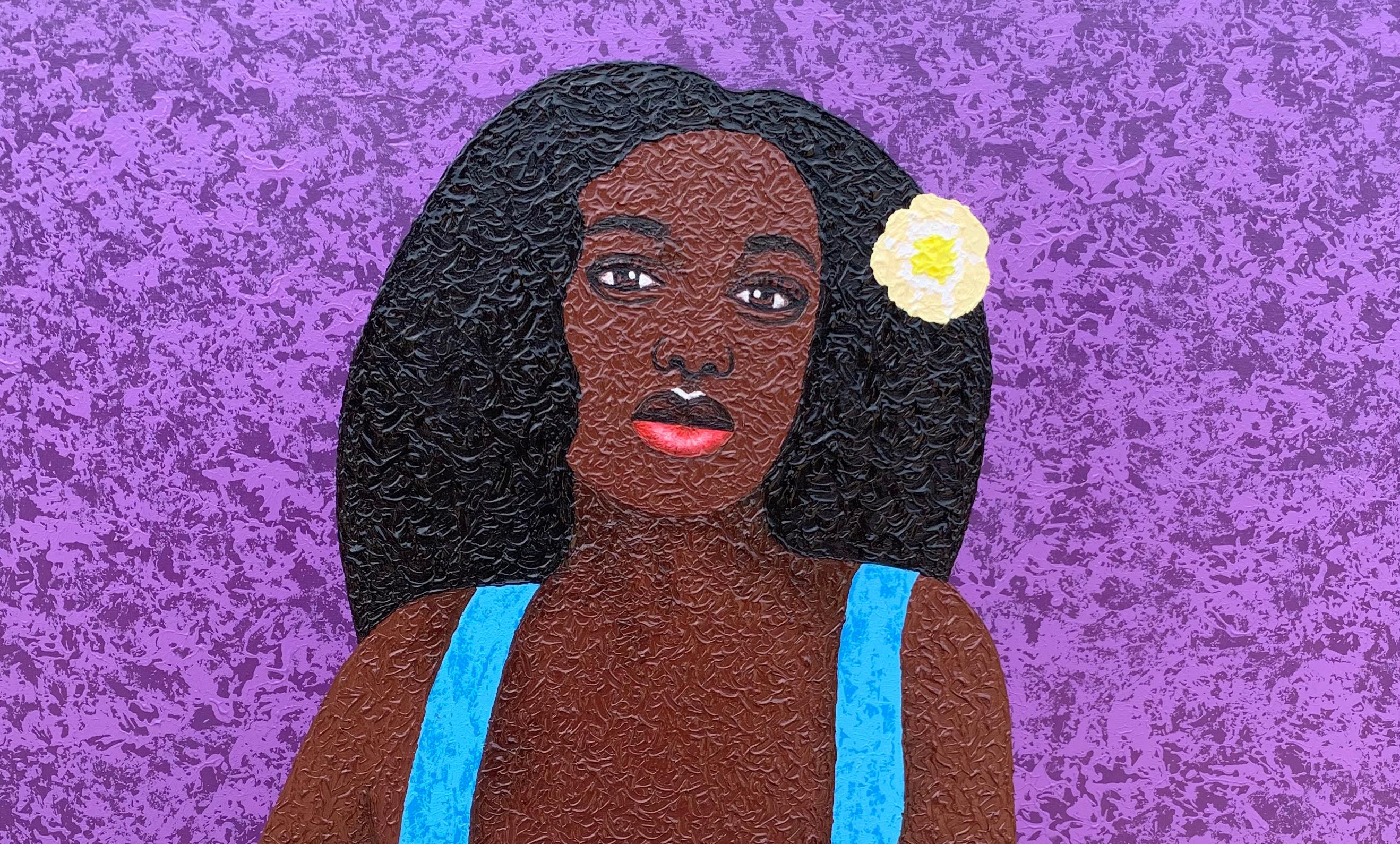 Princesse de la domination - 21e siècle, Contemporain, Figuratif, Portrait, Moderne - Painting de Joshua Salami