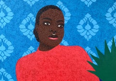 Sentimental Beauty - 21st Century Contemporary, Expressionism, Portrait, Modern