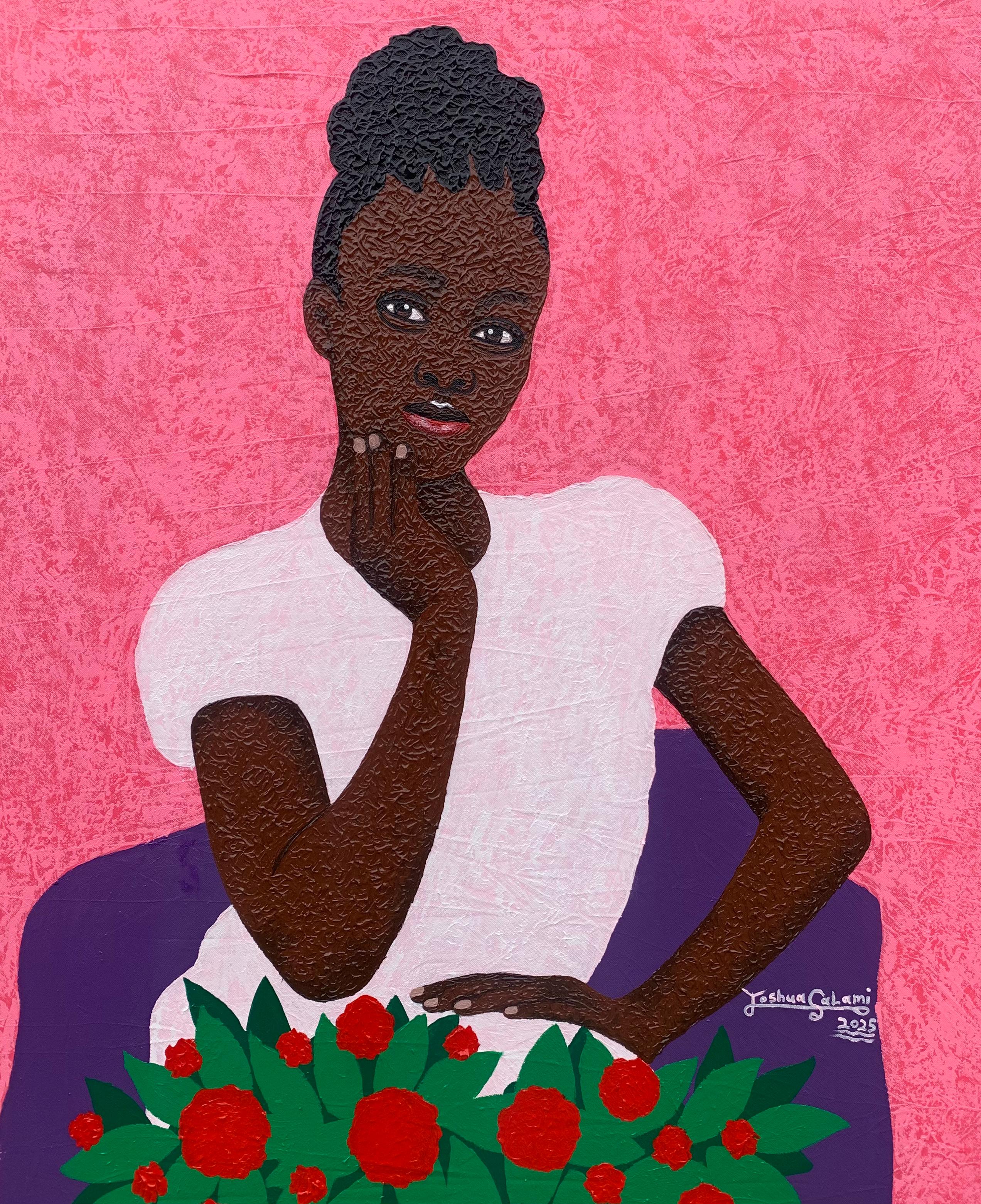 Still in Awe Over Me -21st Century Contemporary, Expressionism, Portrait, Modern