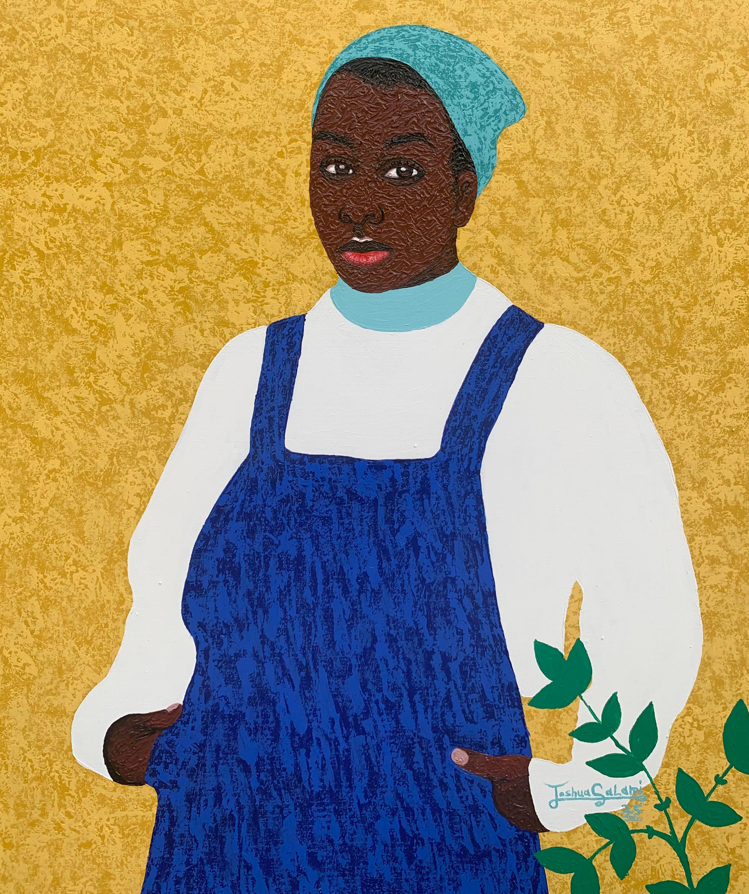 Joshua Salami Portrait Painting - Stunner in Every Look -21st Century Contemporary, Figurative, Modern Women