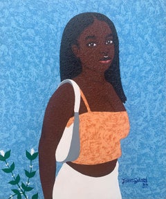 There She Goes With Her Beauty - 21st Century Contemporary, Figurative, Modern
