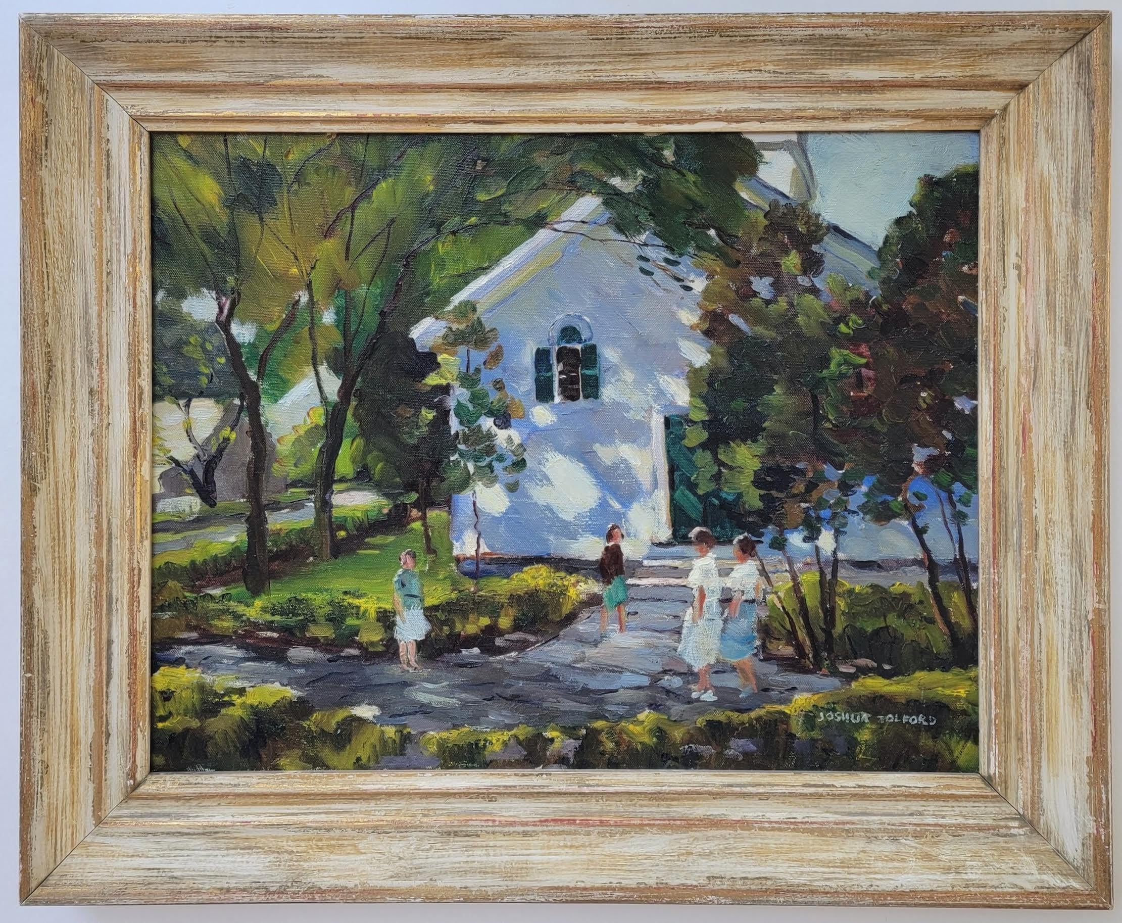 Sunday Morning, 1950s by Joshua Tolford, First Baptist Church, Rockport, MA