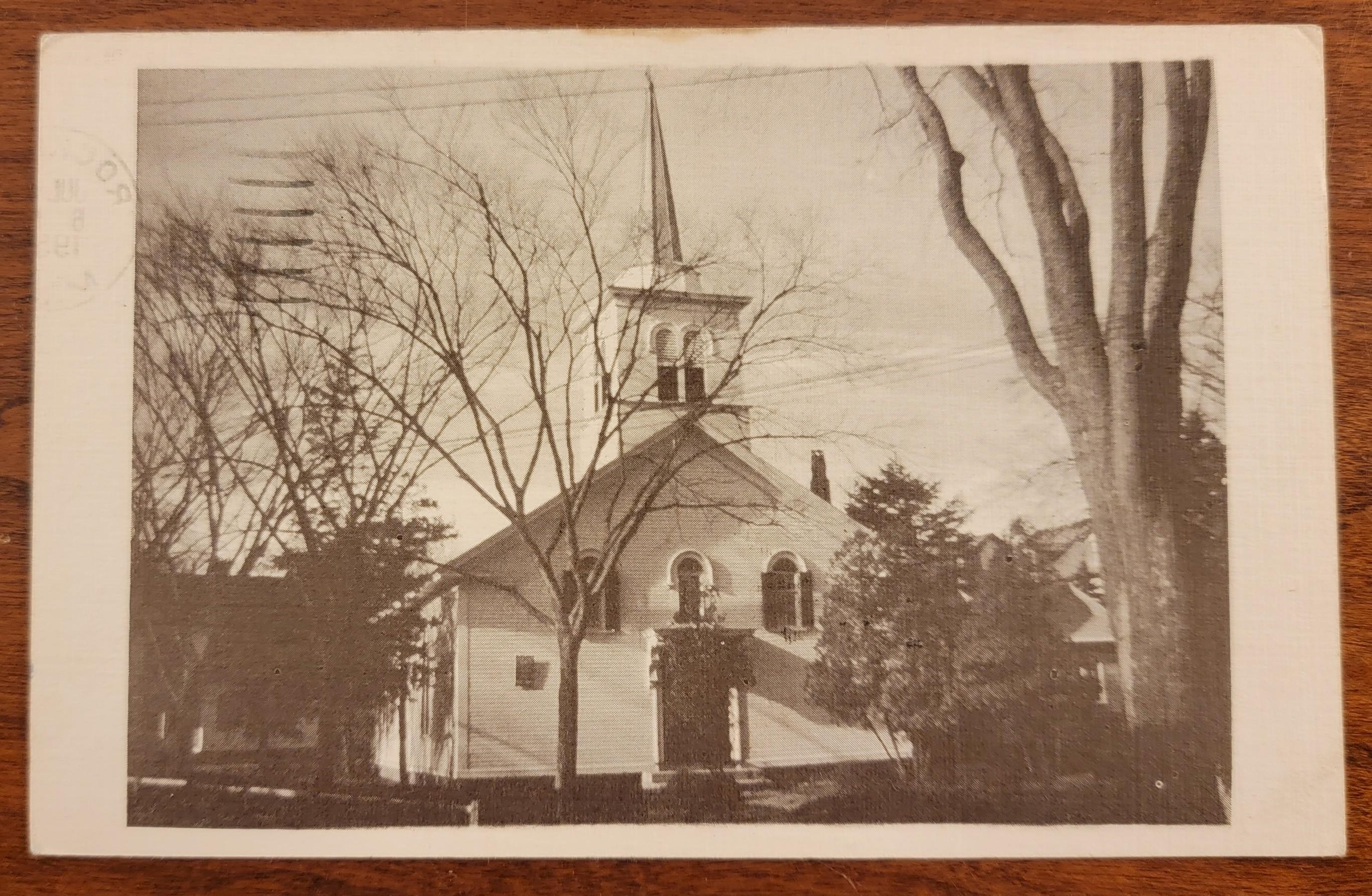 Sunday Morning, années 1950 par Joshua Tolford, First Baptist Church, Rockport, MA en vente 4