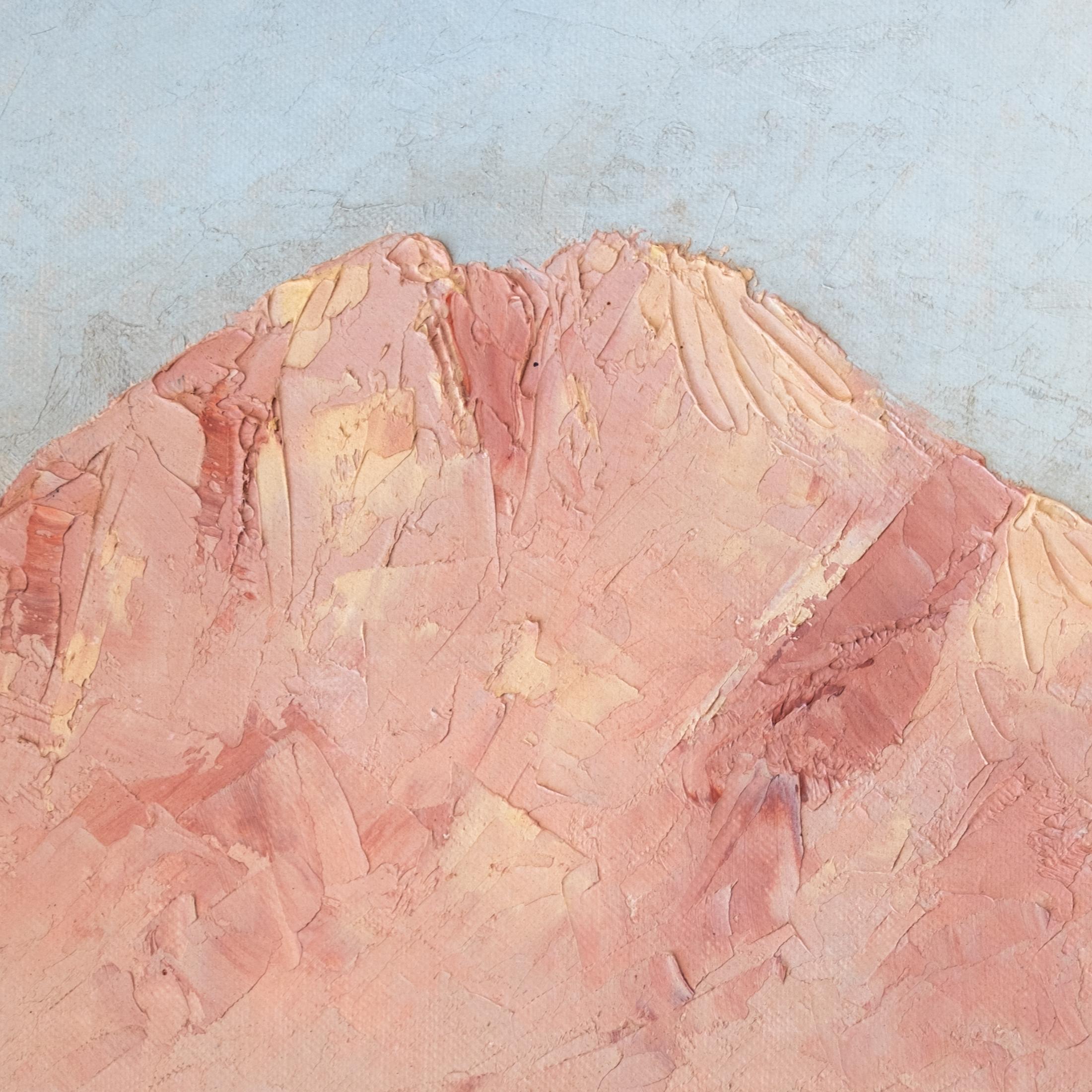 Mid-Century Modern Joshua Tree Desert Landscape Painting 1960s For Sale