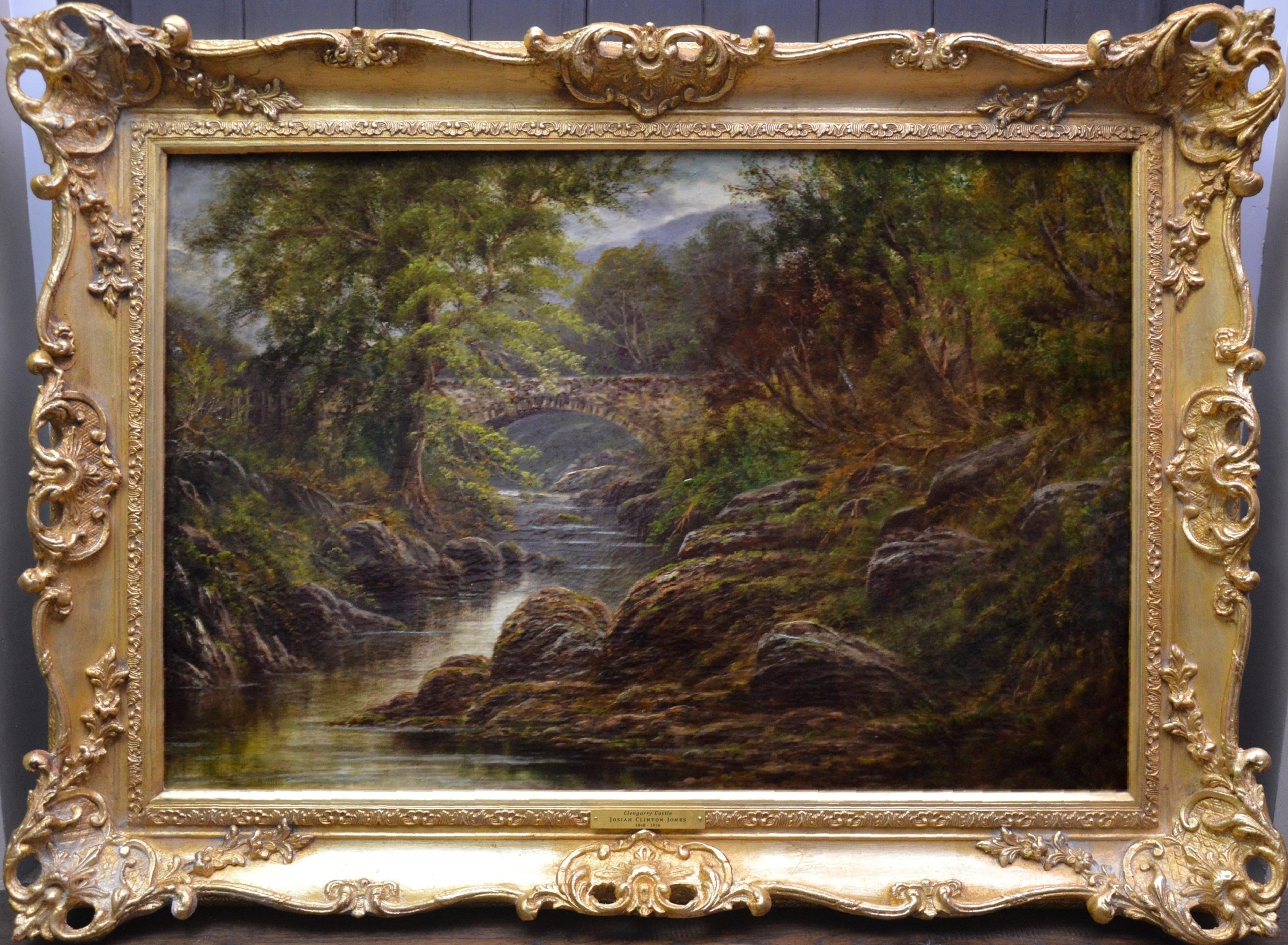 Josiah Clinton Jones Landscape Painting - Betws-y-Coed, North Wales - 19th Century Oil Painting of Snowdonia