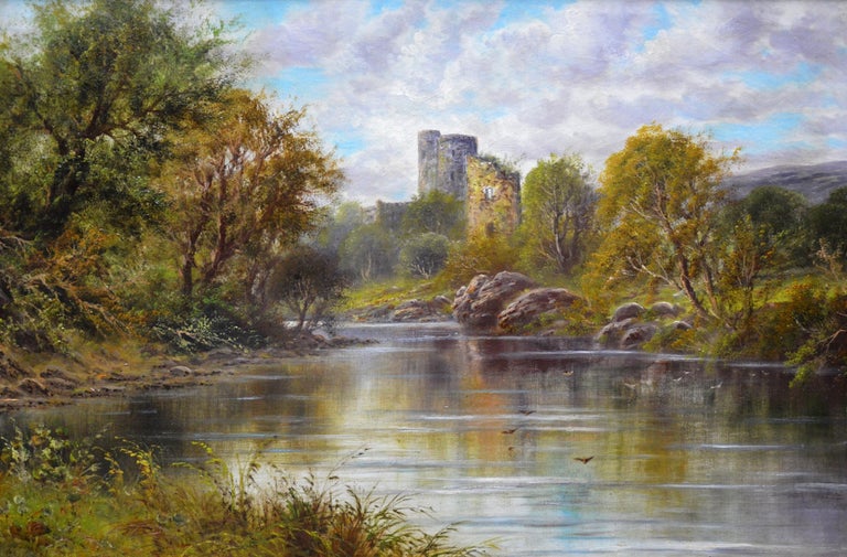 Josiah Clinton Jones Glengarry Castle 19th Century Oil Painting of