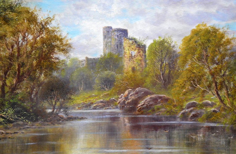Josiah Clinton Jones Glengarry Castle 19th Century Oil Painting of