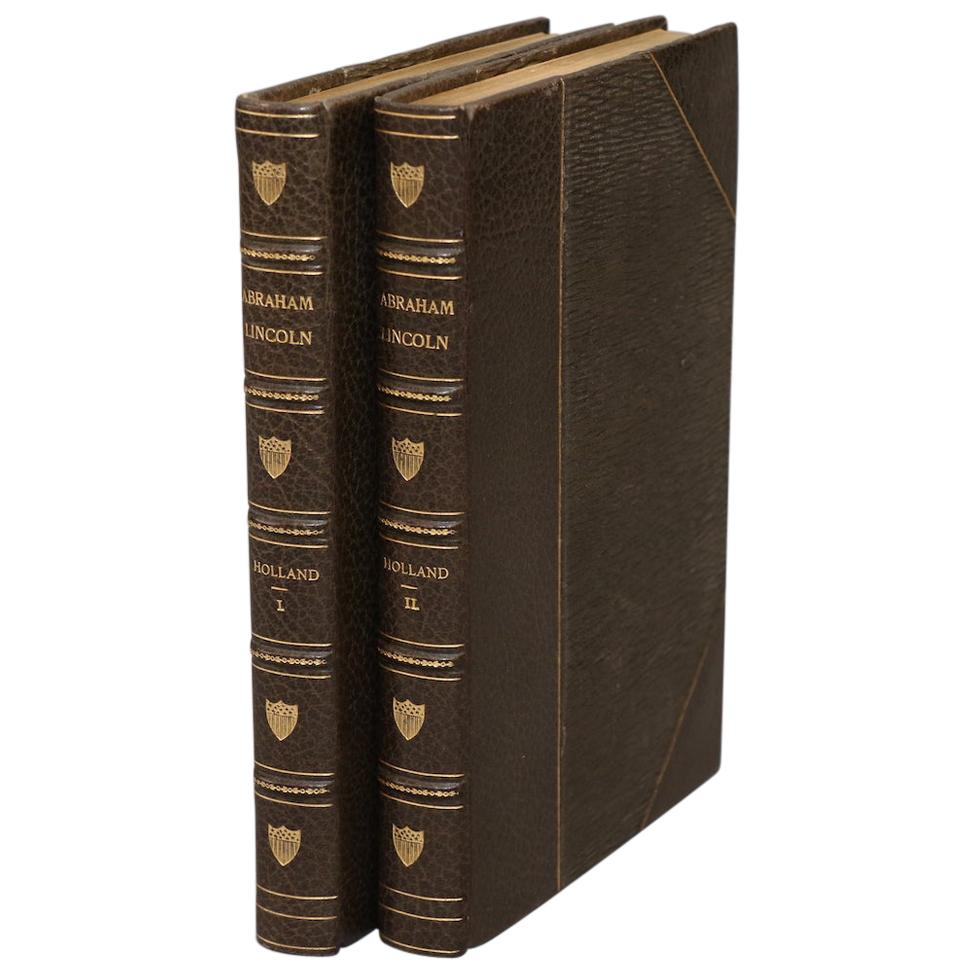 Josiah Gilbert Holland's "the Life of Abraham Lincoln" First Edition