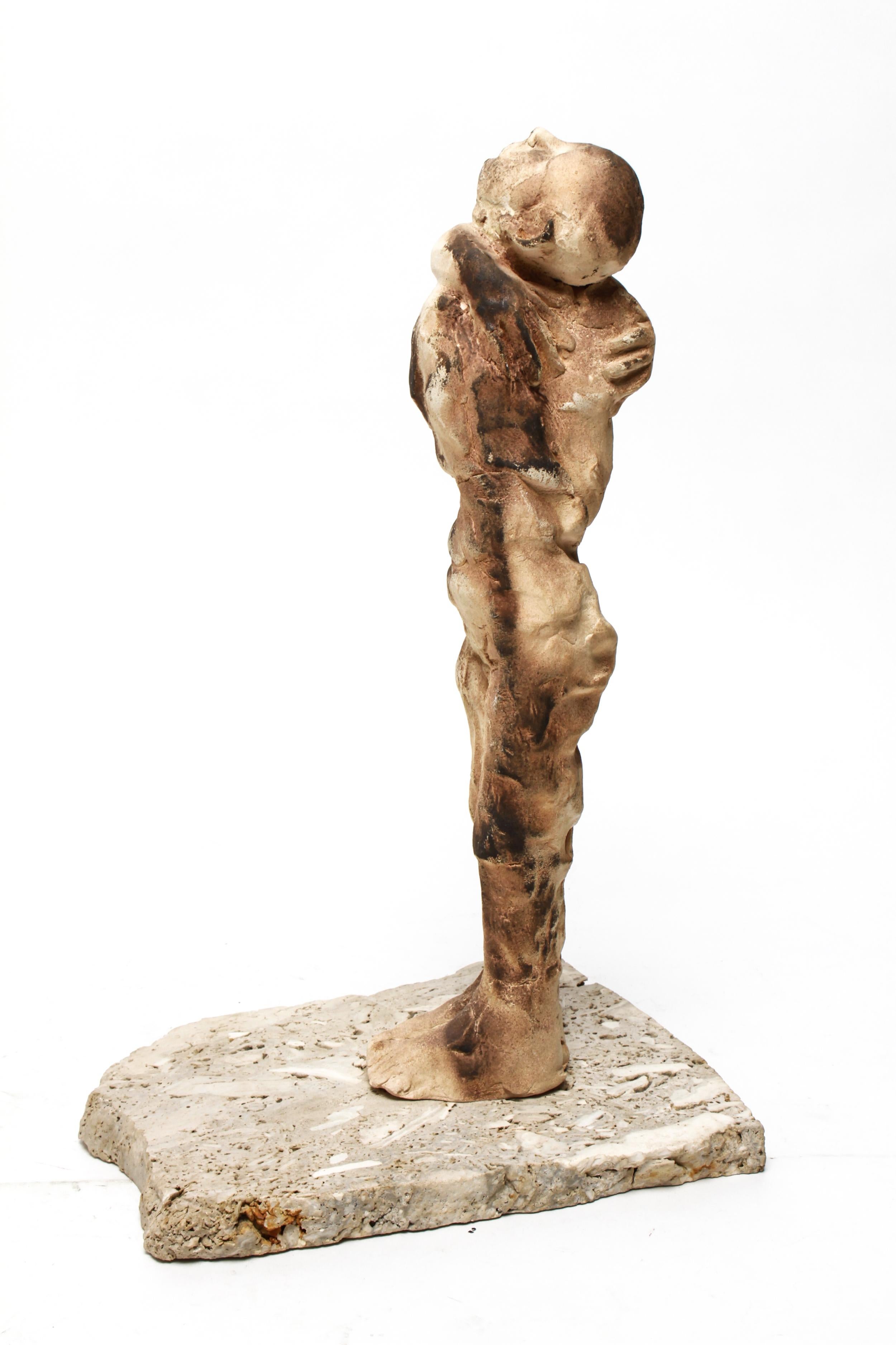American Josie Bockelman 'Come Away' Modern Clay Sculpture