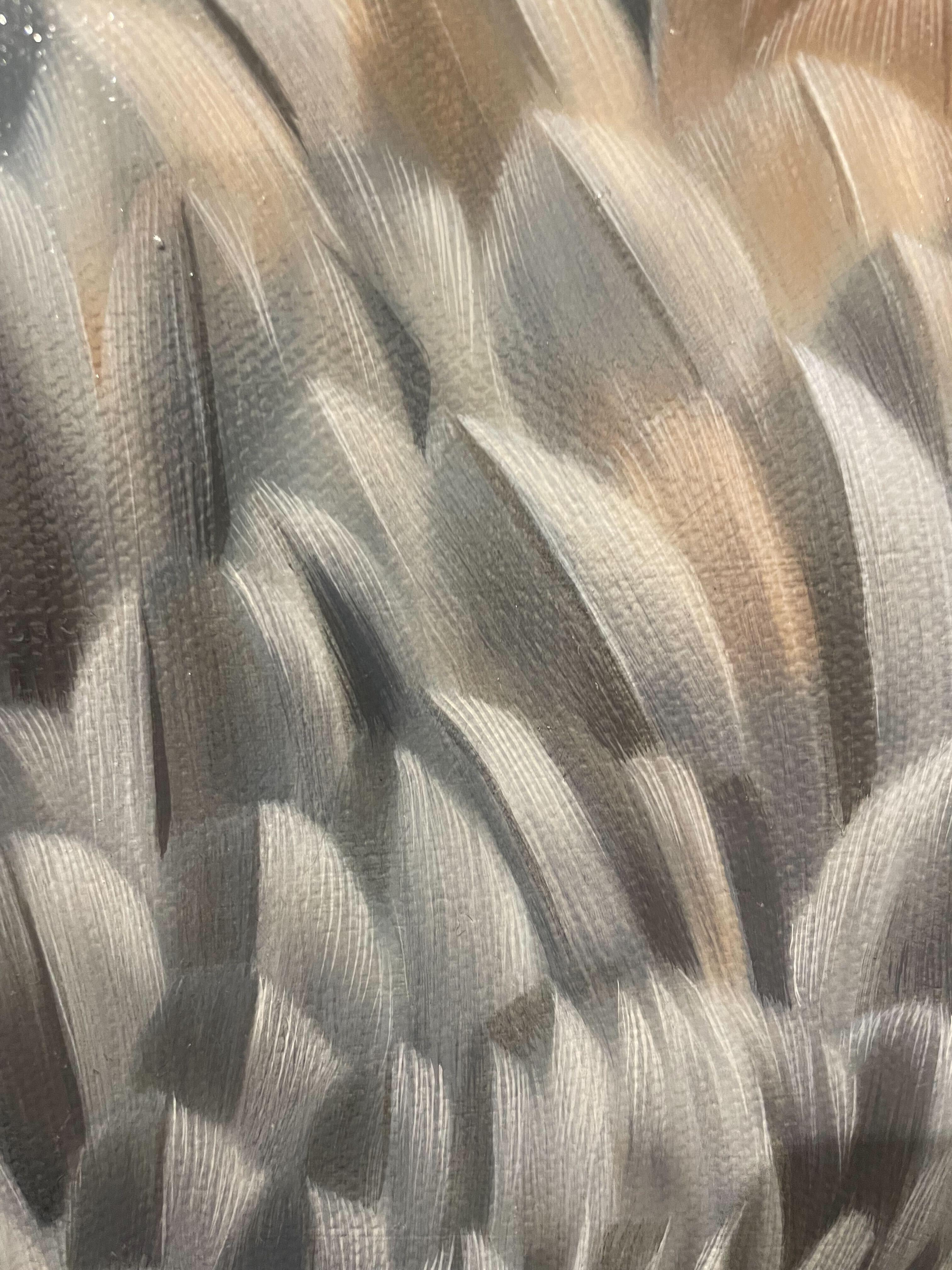 Llamadas renovadas - Animal Painting Gris de Josie Morway