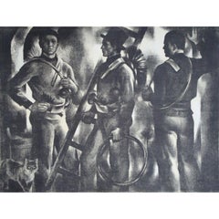 Amici spazzacamini. 1983, carta, litografia, 53x70 cm