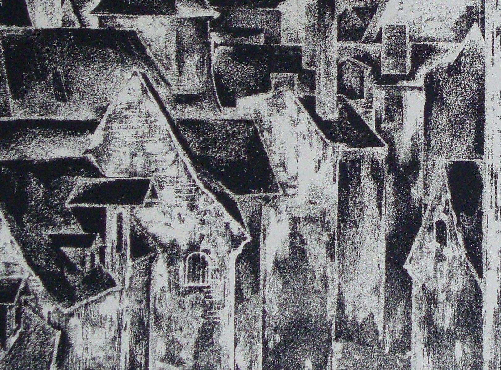 Riga. 1969, paper, silk screen printing, 62x74 cm For Sale 1