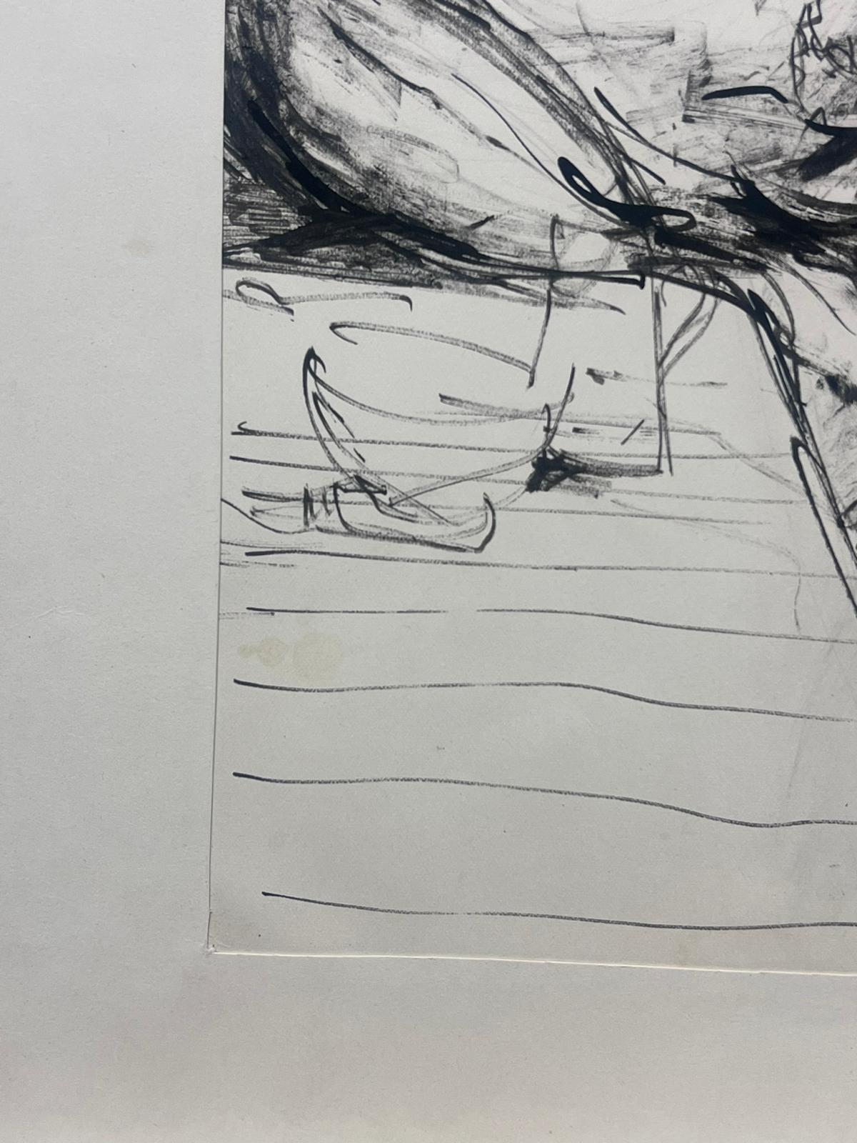 Dessin d'une femme au travail
Josine Vignon (française 1922-2022)                                                                                                                                                                                        