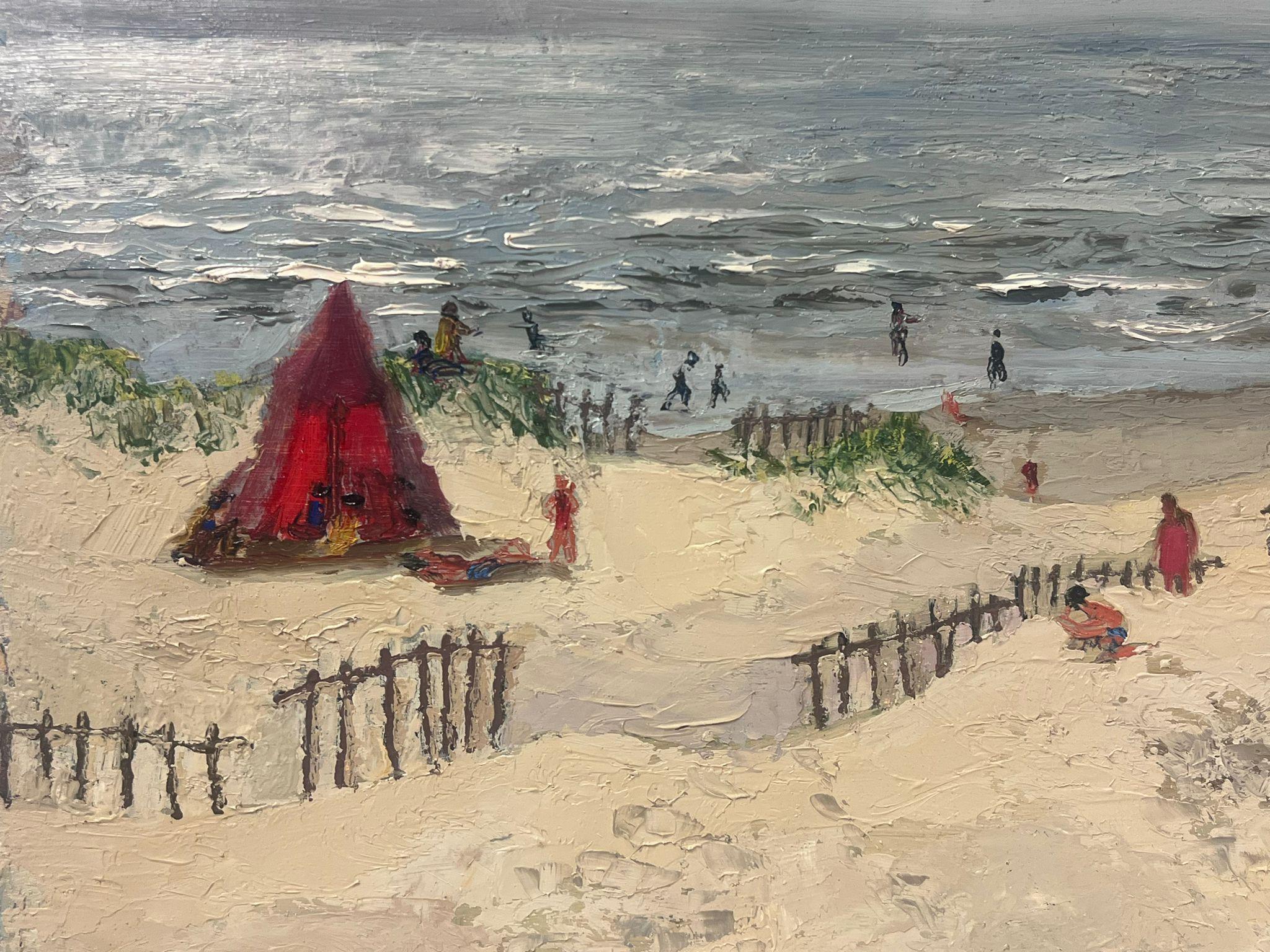 La plage
Josine Vignon (française 1922-2022)                                                                                                                                                                                                             