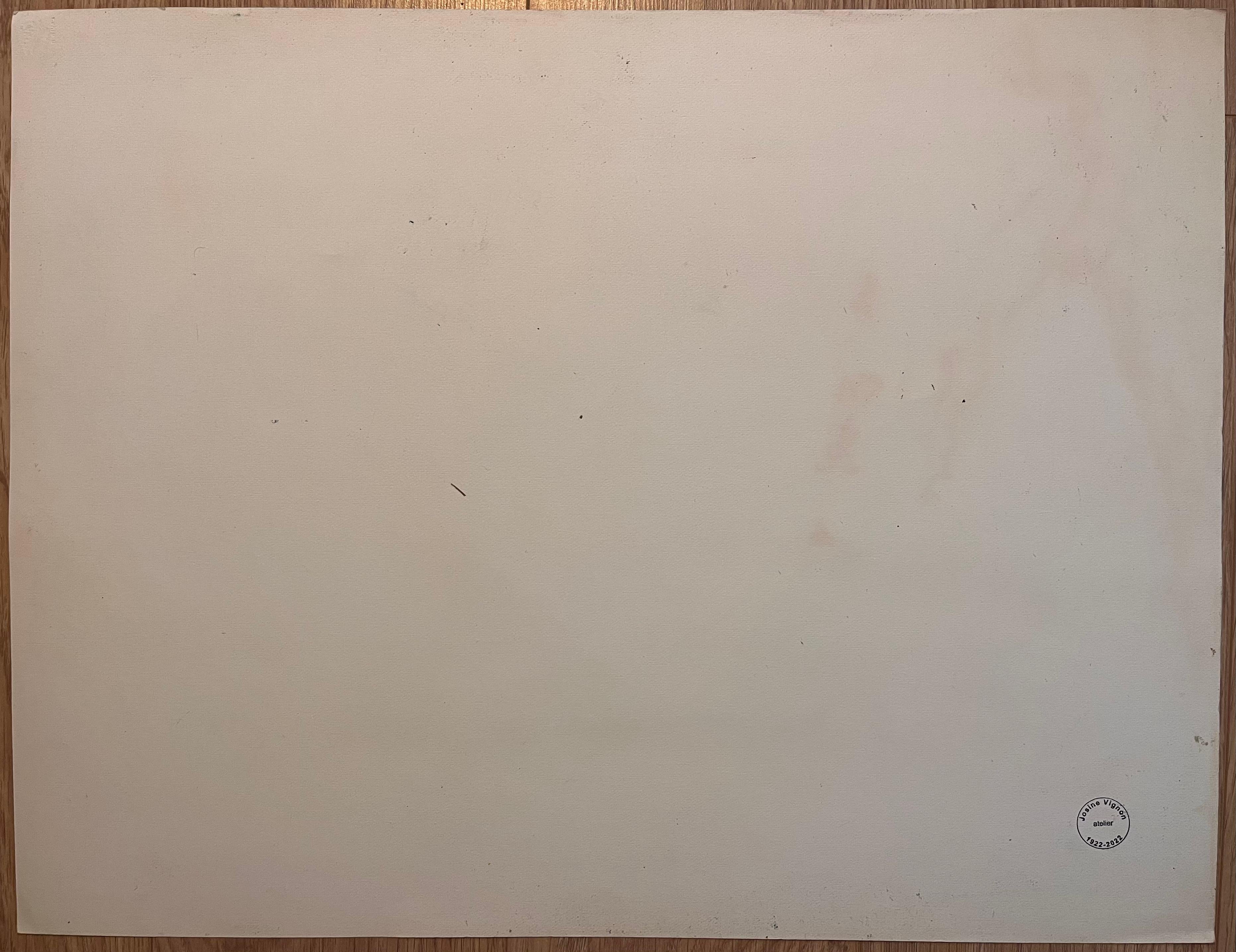 Disegno originale a pastello di donna che legge in un giardino illuminato dal sole della metà del secolo scorso in vendita 3