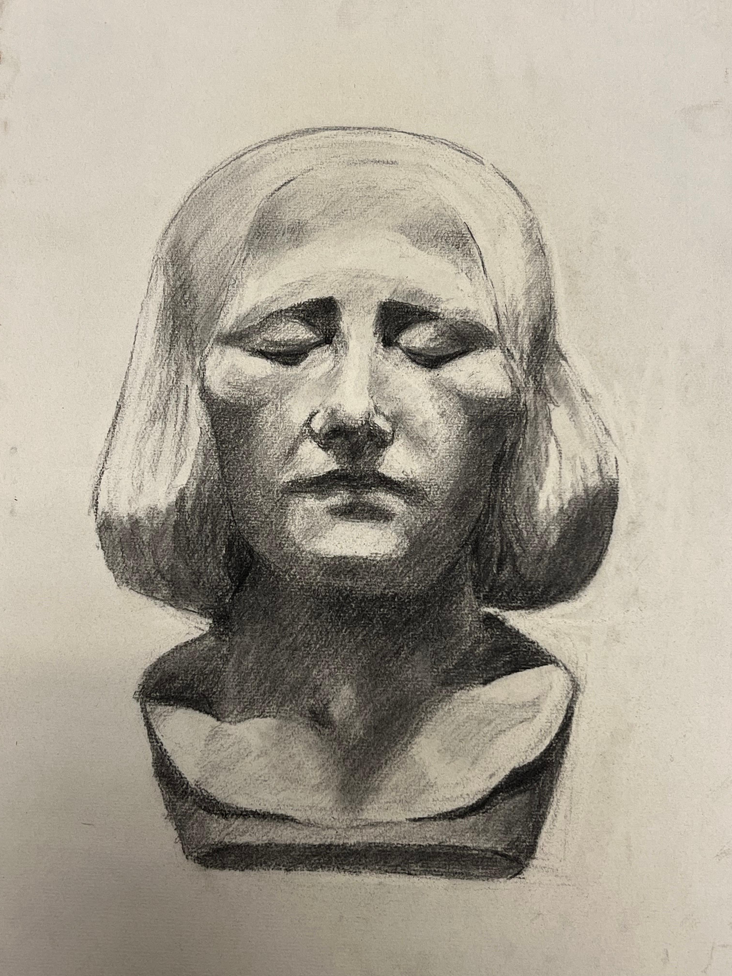 Titel: Französische Studie aus der Jahrhundertmitte

Künstlerin: Josine Vignon (Französisch 1922-2022)

Medium: Bleistift/ Zeichenkohle auf Künstlerpapier

Größe: 19 (Höhe) x 12,5 (Breite)

Gestempelt: Verso

Zustand: Gut

Provenienz: Alle Gemälde,