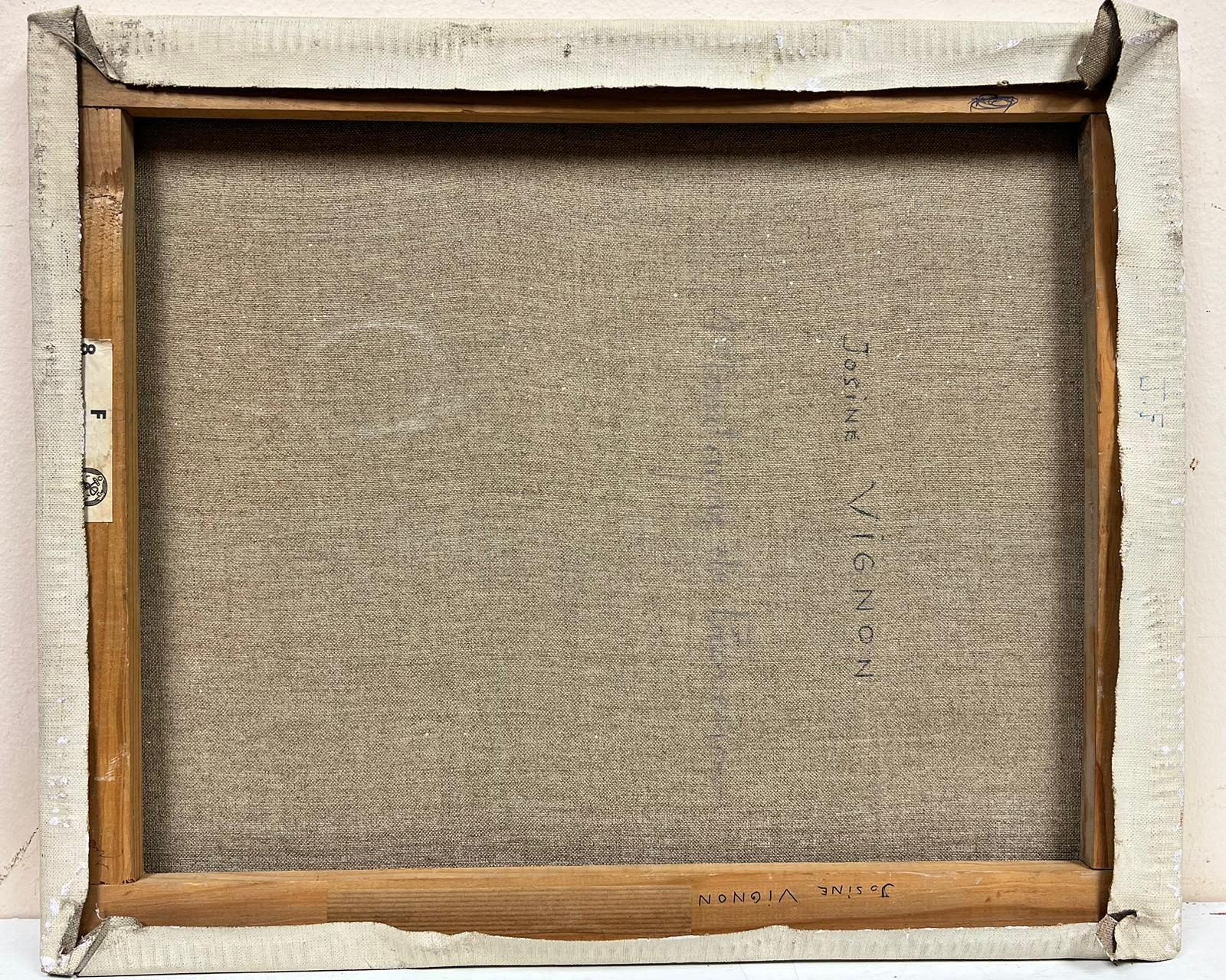 Olivares en la Provenza Óleo original francés postimpresionista firmado años 60 en venta 2