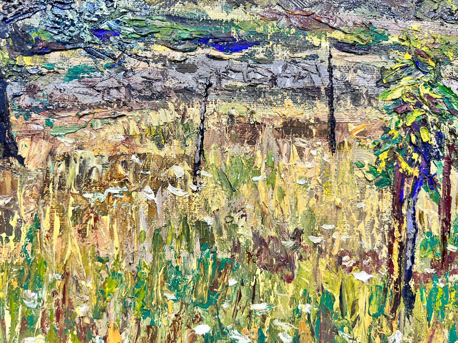 Peinture  l'huile post-impressionniste franaise  Olive Trees in Provence  signe, annes 1960 en vente 1