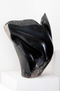 'Flower' original Shona stone sculpture signed by Josphat Makenzi