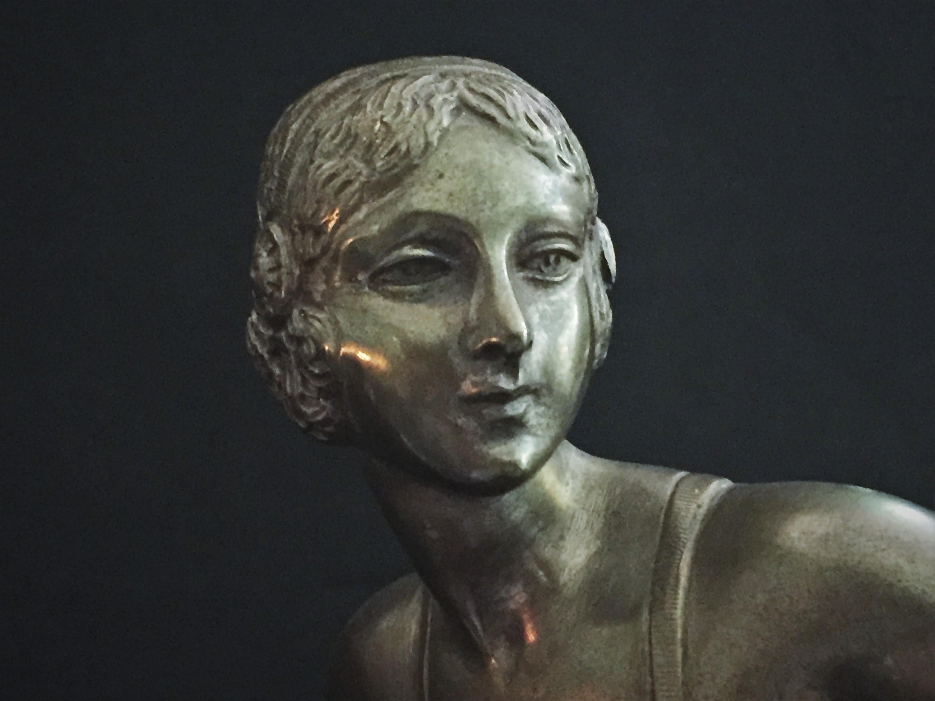Josselin, sculpture en bronze d'une danseuse érotique semi-nue de style Art déco français, années 1920 Bon état - En vente à New York, NY