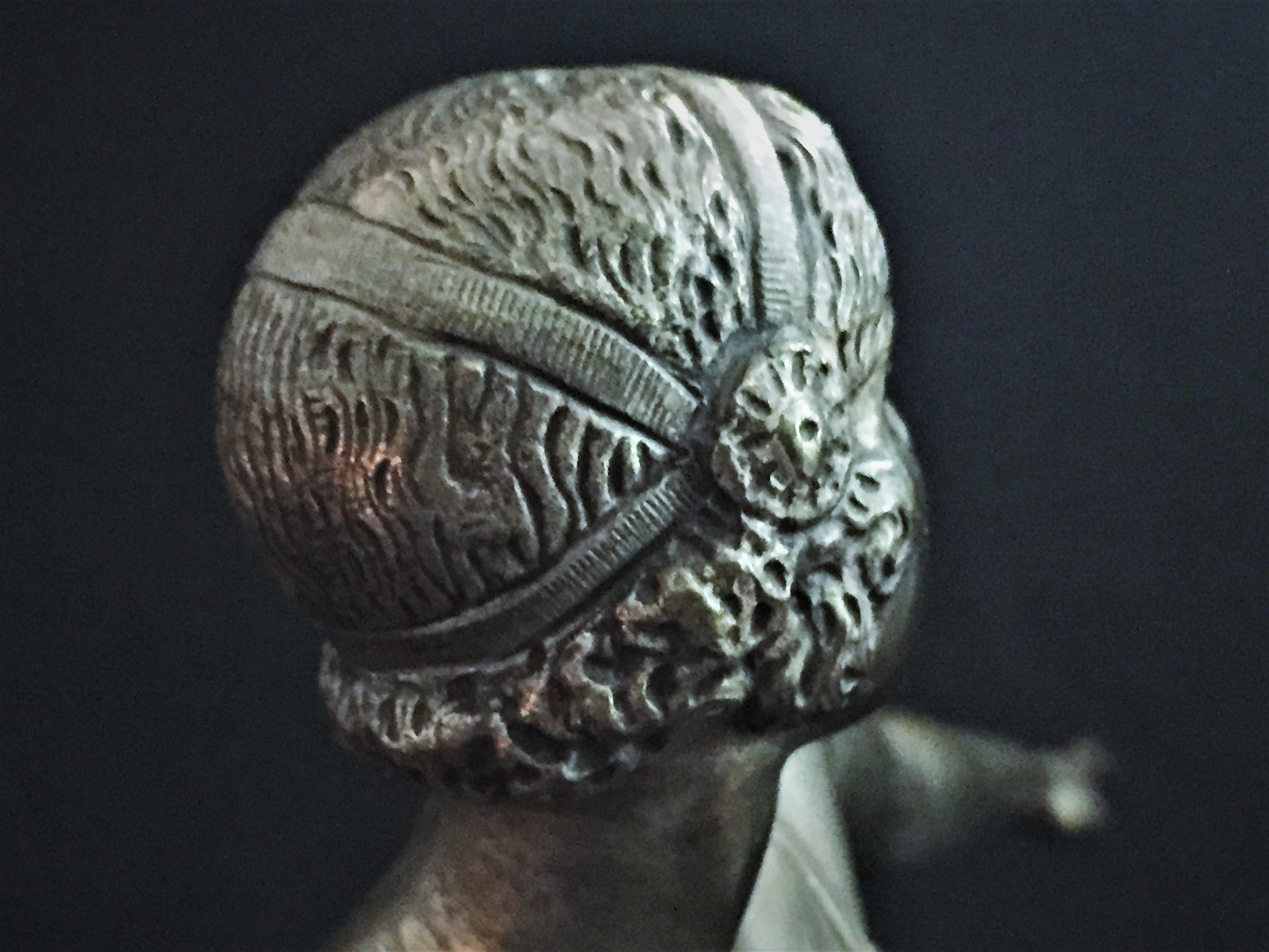 Josselin, französische Bronzeskulptur einer erotischen weiblichen Tänzerin im Art déco-Stil, 1920er Jahre (Frühes 20. Jahrhundert) im Angebot