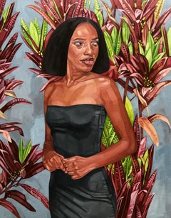 Simple Times - Siglo XXI, Contemporáneo, Figurativo, Retrato, Plantas, Mujeres