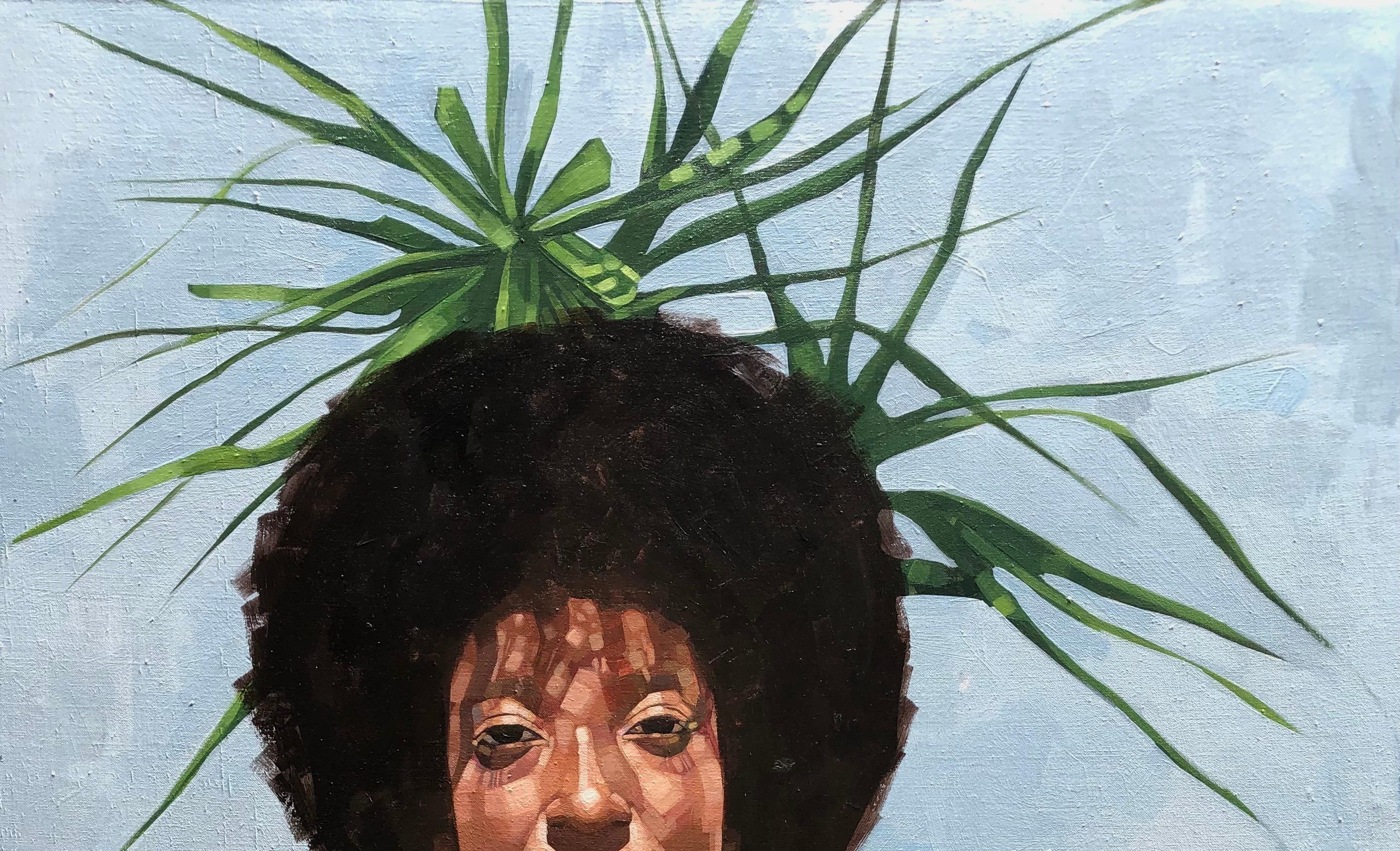 Questo è uno, non due - 21° secolo, Contemporaneo, Ritratto figurativo, Donne - Painting di Josue M Pierre