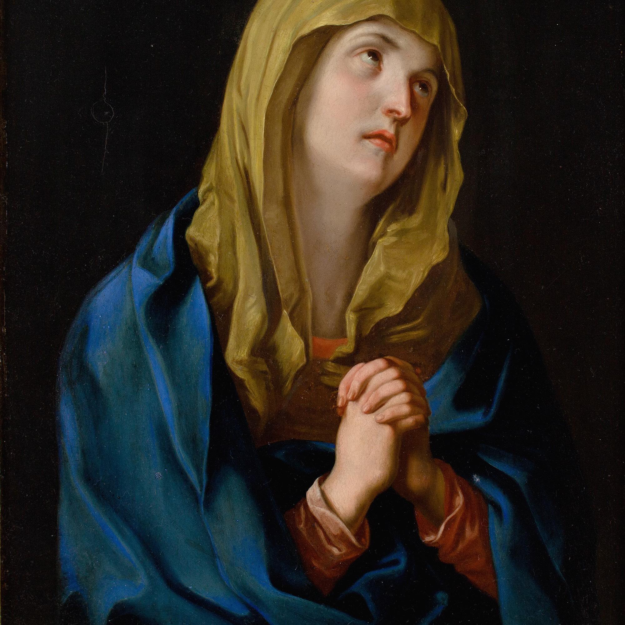 Joszef Schmidt, After Guido Reni Mater Dolorosa, Antique Oil Painting For Sale 7