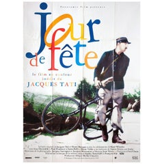 Jour de fete R1990s French Grande Film Poster