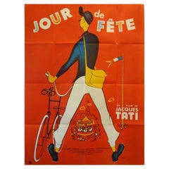 Vintage Jour De Fete, Unframed Poster, 1970's RR