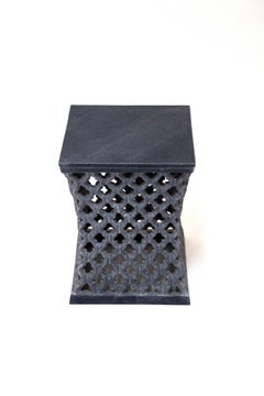 Jour Jali Square Table in Black by Paul Mathieu for Stephanie Odegard