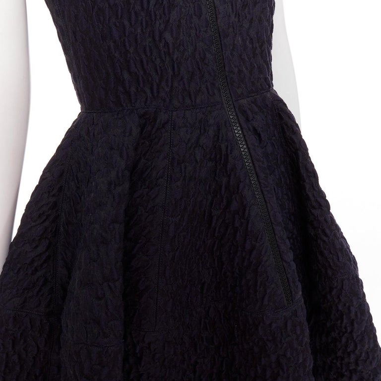 one size fits all maxi dress Puff Sleeve Cinch Waist Dress In Navy Blue main image 1