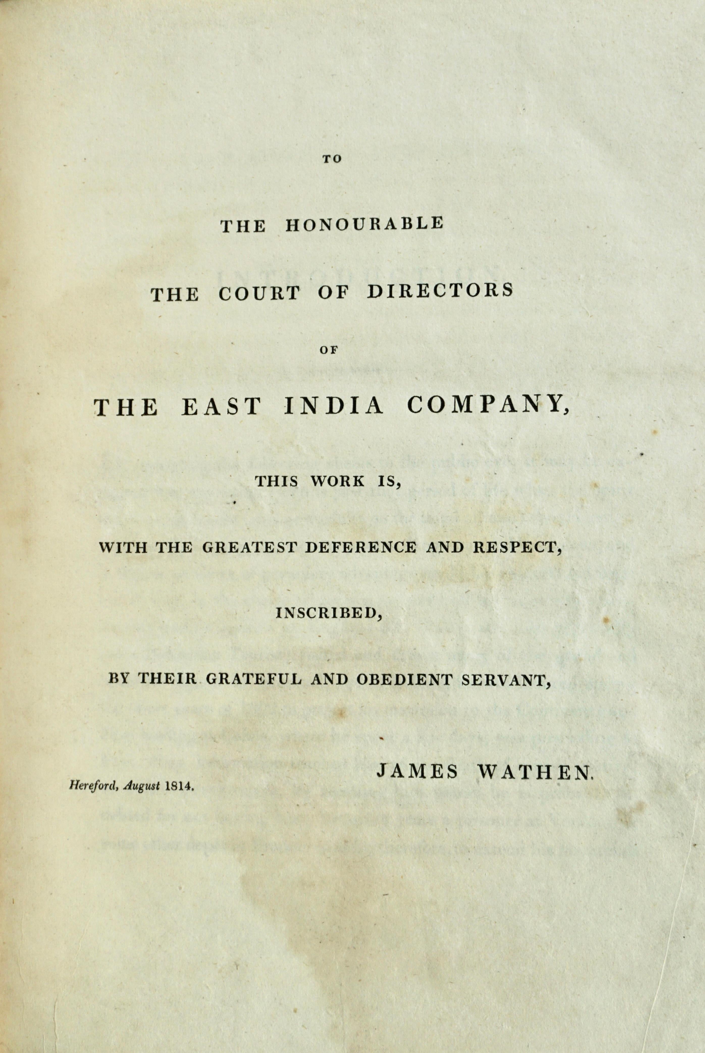 Regency Journal of a Voyage to Madras and India in 1812-1813 with 24 Hand Colored Prints