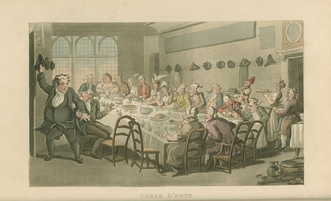 
Combe, William (uncredited). Illustrated by Thomas Rowlandson
Journal of Sentimental Travels in the Southern Provinces of France Shortly Before the Revolution; Embellished with Seventeen Coloured Engravings, from Designs by T. Rowlandson,